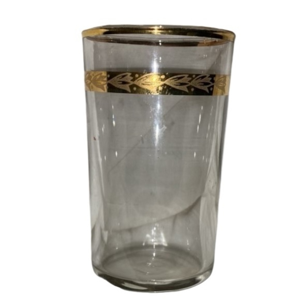 Vintage Libbey 9 oz Flat Tumbler Glass Mid Century Modern Barware